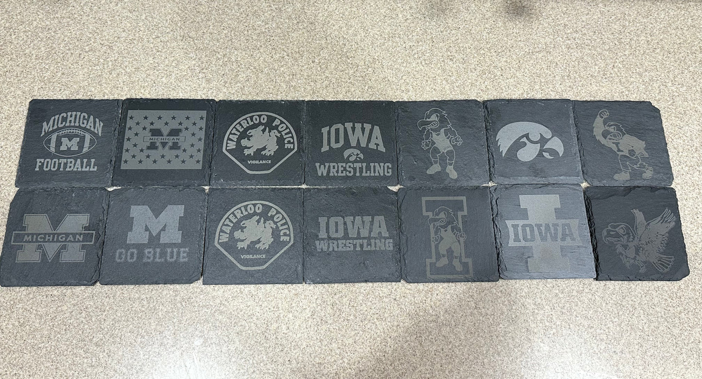 Personalized Slate Coasters