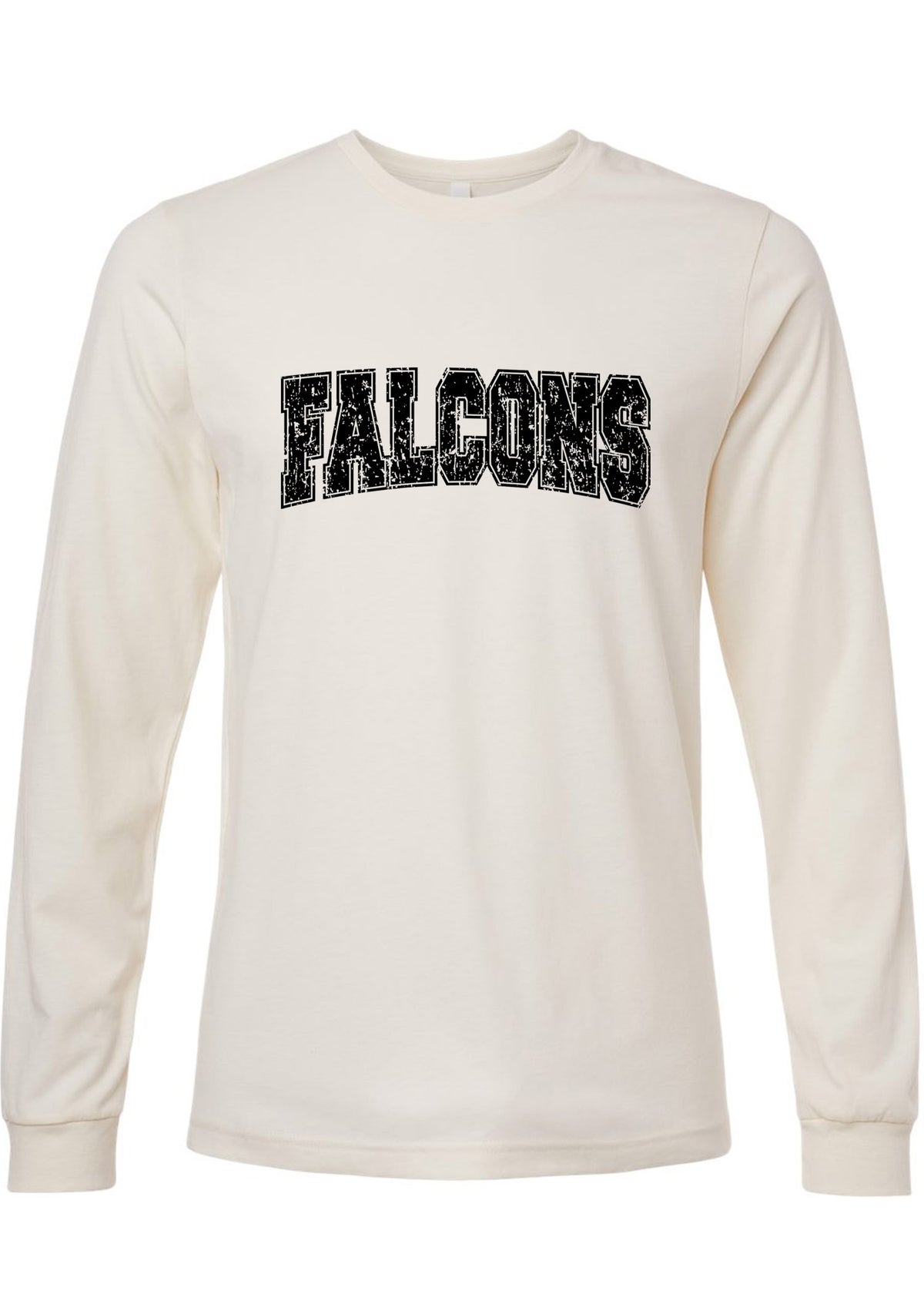 Distressed Falcon Long Sleeve Tshirt