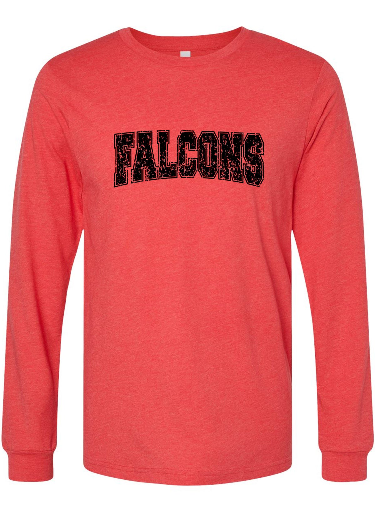 Distressed Falcon Long Sleeve Tshirt