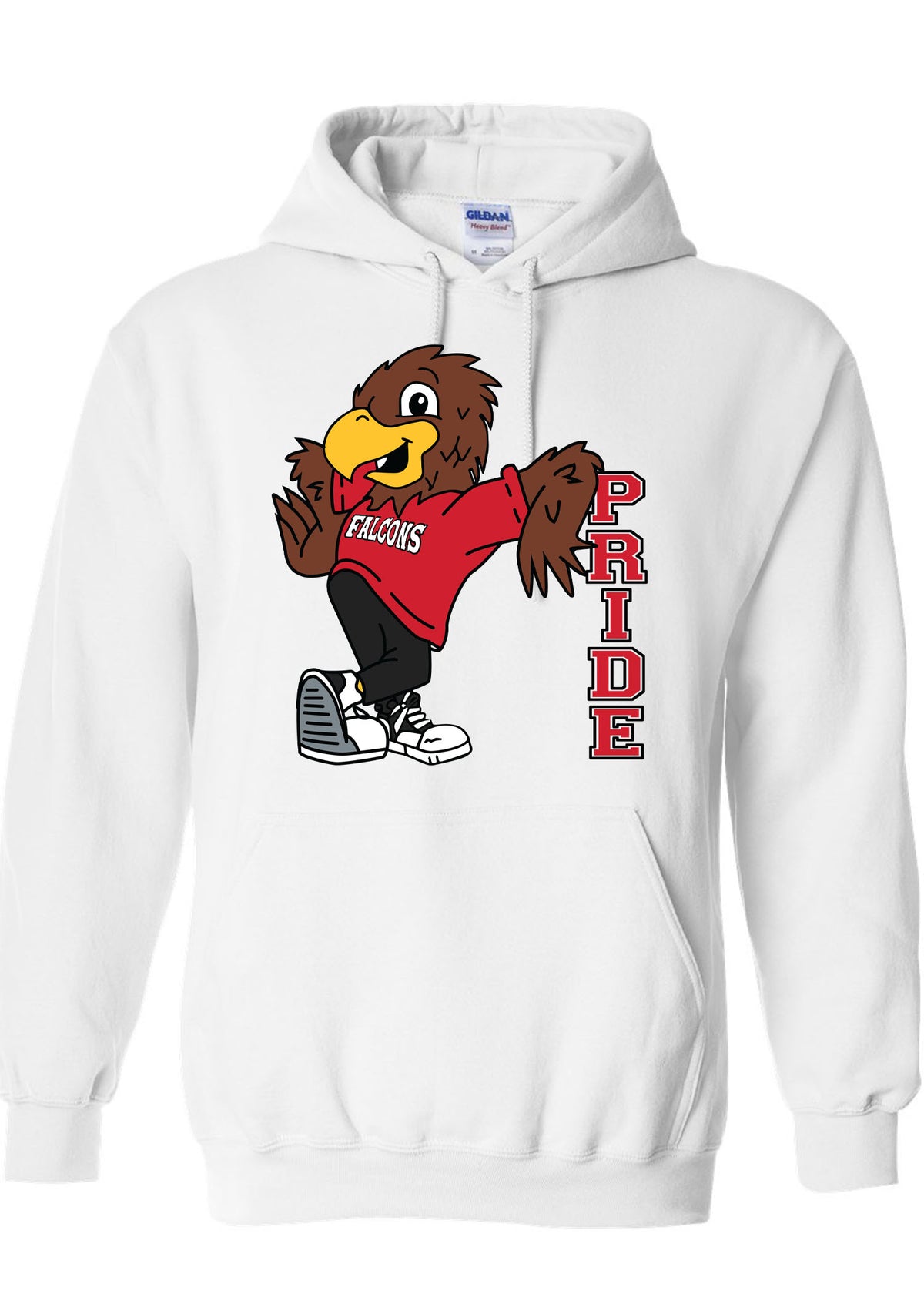Falcon Mascot Pride Hooded Sweatshirt