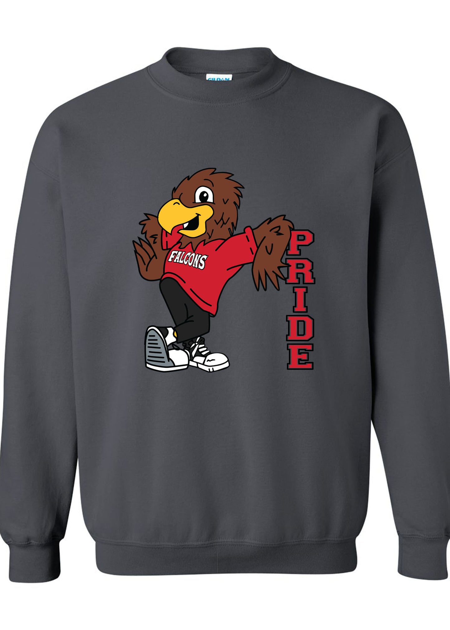 Falcon Mascot Pride Crewneck Sweatshirt