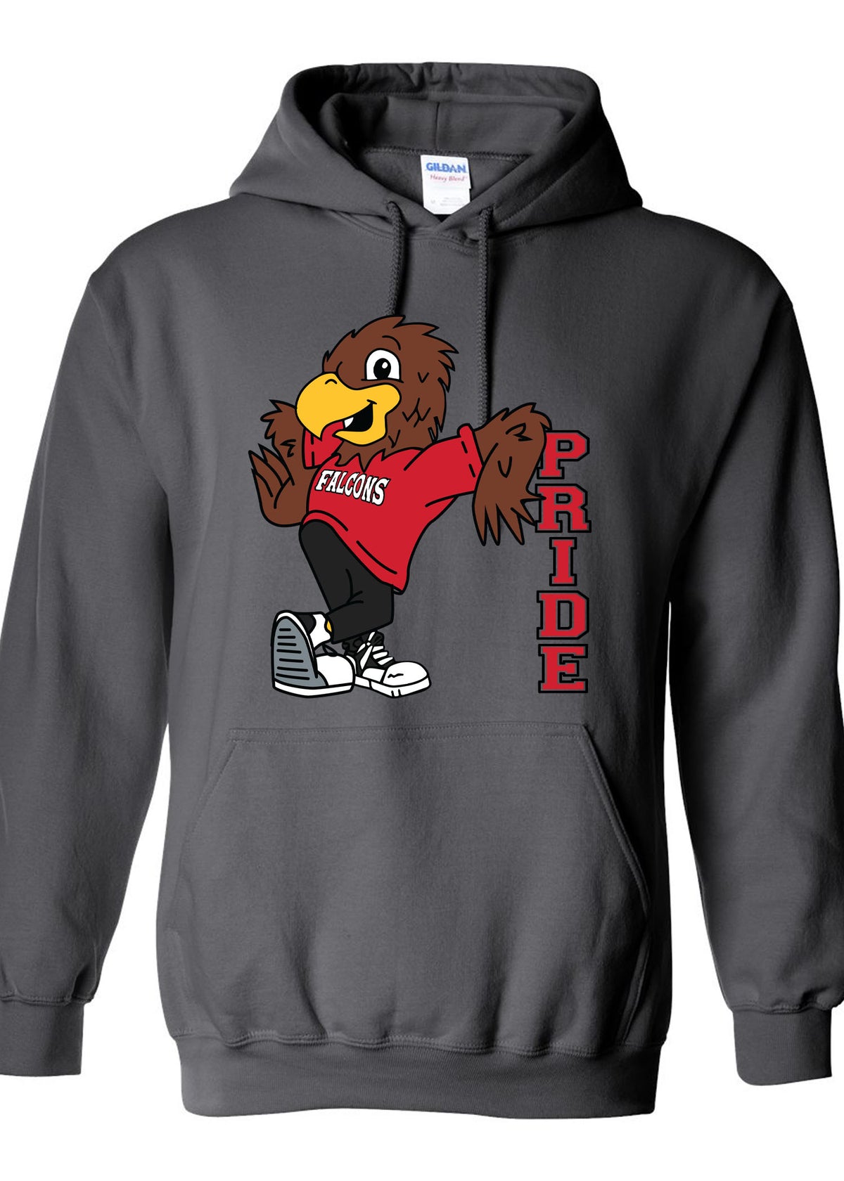 Falcon Mascot Pride Hooded Sweatshirt