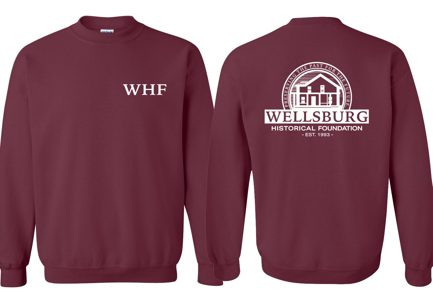 Wellsburg Historical Foundation Crewneck Sweatshirt