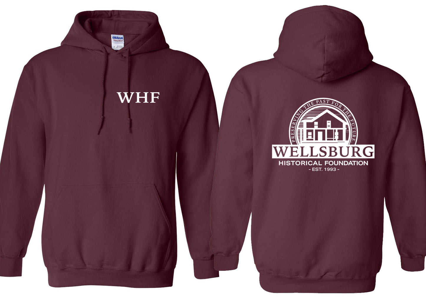 Wellsburg Historical Foundation Hooded Sweatshirt