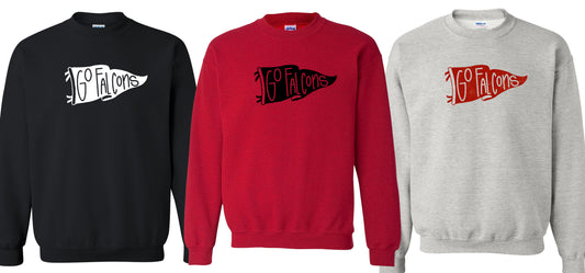 Falcon Pennant Crewneck