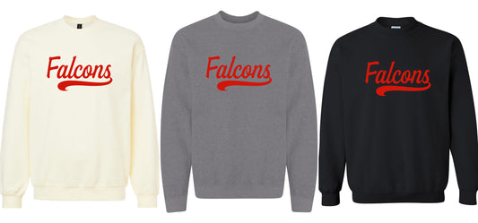 Varsity Falcon Crewneck Sweatshirt