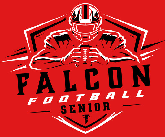AP Football Senior Window Sticker
